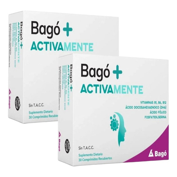 Pack X2 Bago + Activamente 30 Comprimidos 