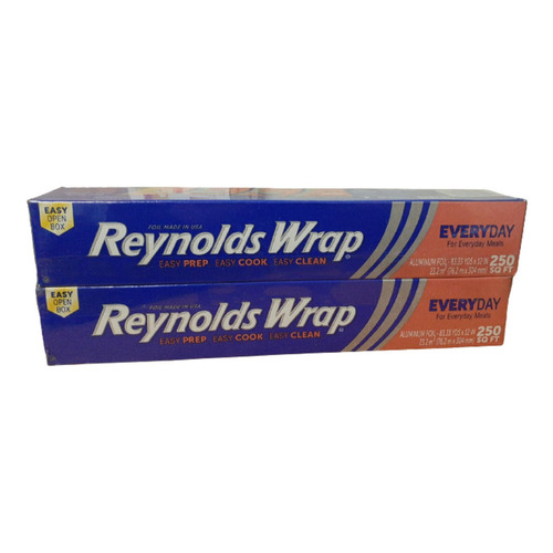 Papel Aluminio Reynolds Wrap Everyday 2 Pzs 76.2m X 304mm