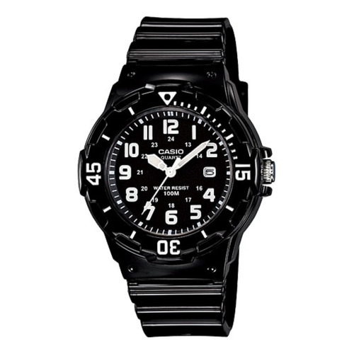 Reloj Casio Lrw-200h-1bvdf Plastico 100 M Calendario Color de la malla Negro Color del bisel Negro Color del fondo Negro