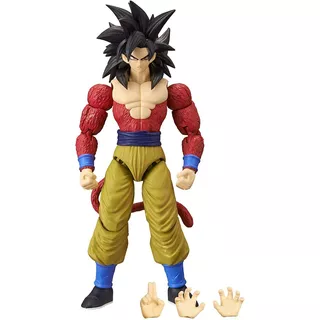 Figura De Acción  Goku Super Saiyan 4 De Bandai Dragon Stars