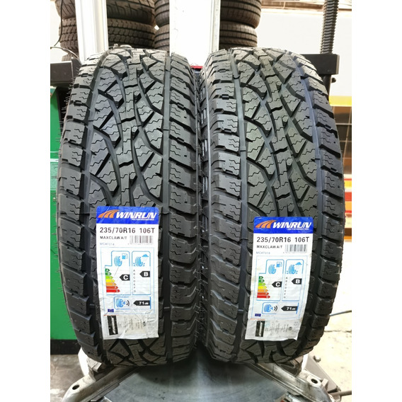 Paquete De 2 Llantas 235/70 R16 Winrun Maxclaw A/t 106t