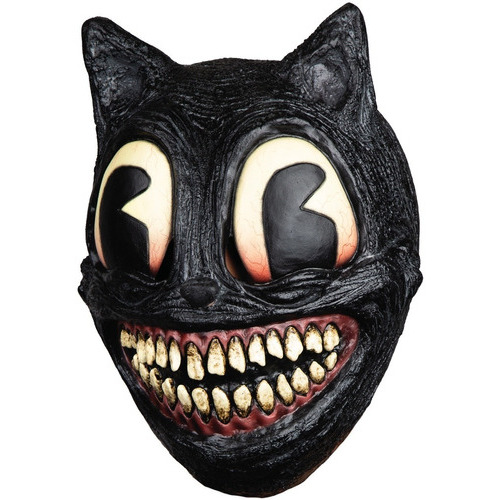 Máscara Cartoon Cat Creepypastas Terror Halloween Disfraz Color Negro