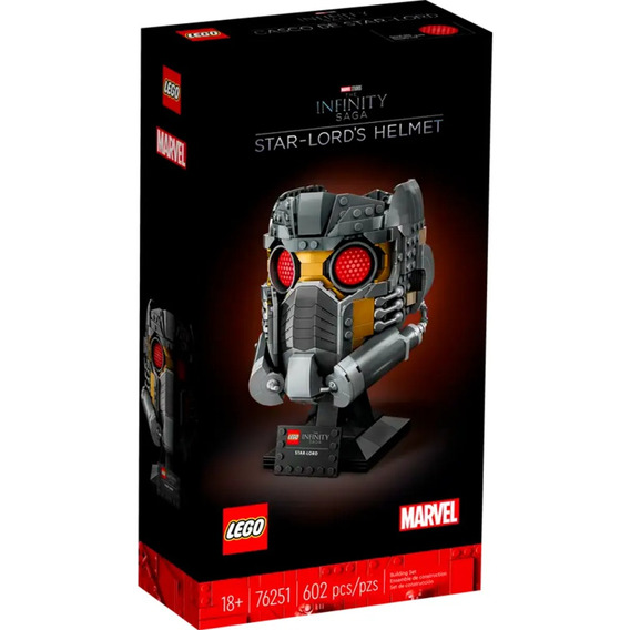 Star Lord Casco Lego Marvel 602pcs +18 Febo 