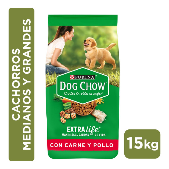 Dog Chow® Cachorros Medianos Y Grandes 15kg