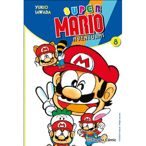 Super Mario Nãâº 08, De Sawada, Yukio. Editorial Planeta Cómic, Tapa Blanda En Español