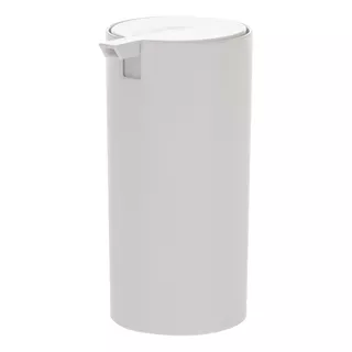 Dispenser Porta Detergente Sabonete Liquido Pia Bancada Cor Branco - Redondo