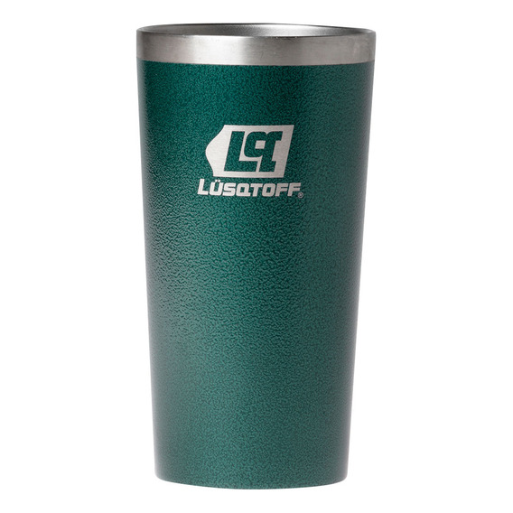 Vaso Térmico Lusqtoff 430ml Acero Inox Frio/calor Camping Mm Color Verde Lisa.