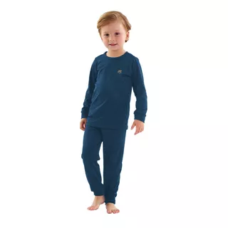 Pijama Térmico Infantil Energy Thermo Dry Marinho Up Baby