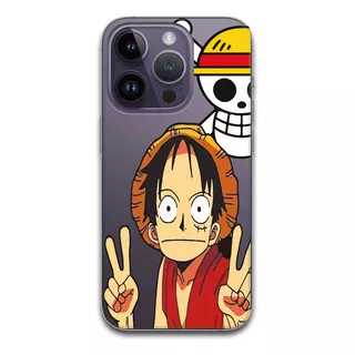 Funda One Piece 4 Transparente Para iPhone Todos