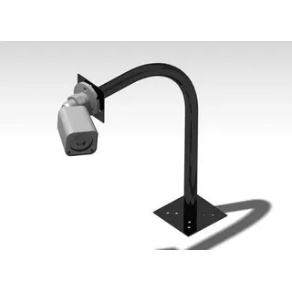 Soporte Para Cámara De Vigilancia Cctv Curvo 30 X 20cm