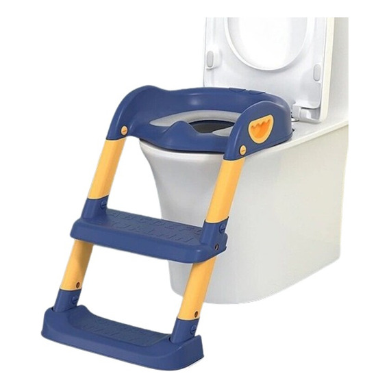 Asiento Adaptador Escalera Inodoro Wc Para Niños Acolchado