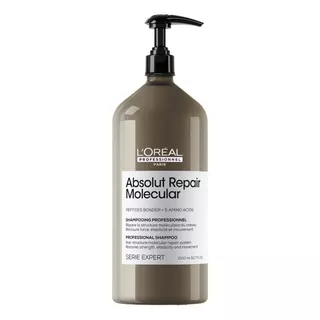 Shampoo Reparador Absolut Repair Molecular Loréal Pro 1500ml