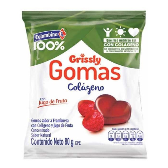 Gomitas Colageno Paqx8 Grissly Gomas Colo - g a $25