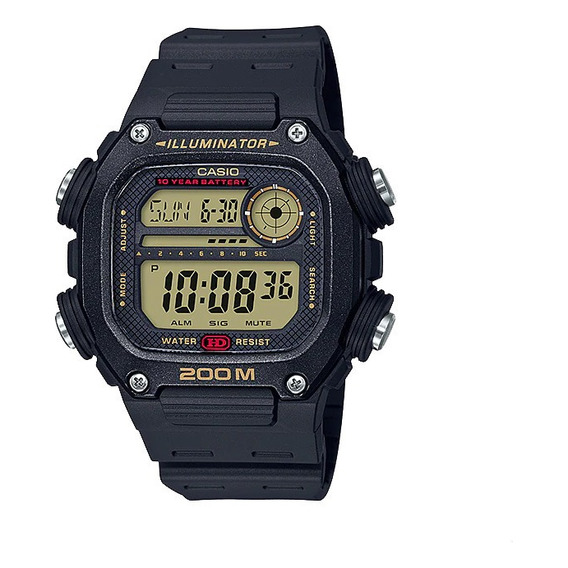 Reloj Casio Hombre Digital Dw-291h Cronometro Hora Mundial