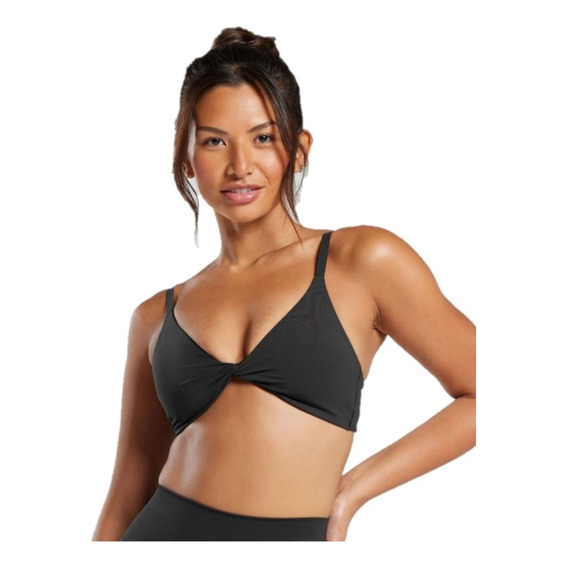 Gymshark Elevate Twist Front Bralette - Black