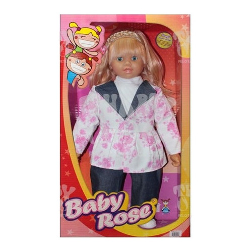 Muñeca Maggie Baby Rose Con Grabador 70 Cm Aprende A Hablar