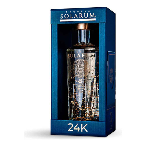 Tequila Solarum Extra Añejo Cristalino 750 Ml