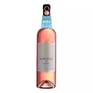 Vinho Nacional Rosé Merlot Amitié 750ml