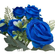 Ramo De Flores Artificial, Lady Pía, Europea, Azul
