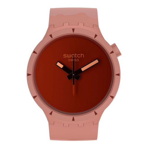 Reloj Swatch Big Bold Bioceramic Canyon De Silicona Ss Color de la malla Rojo Color del bisel Rojo Color del fondo Rojo