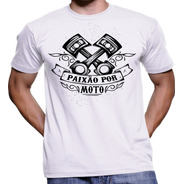 Camiseta Camisa Motociclista Estradeiro Paixão Por Moto