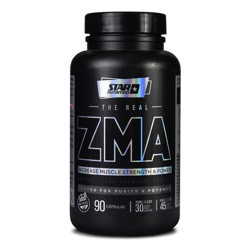 Zma Star Nutrition Zinc Magnesio Y Vitamina B6 X 90 Capsulas Sabor Sin sabor