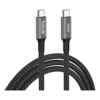 Cabo Usb C 4.0 40 Gbps Carregamento Rápido Pd240w Premium