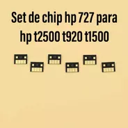 Chip 727 Cartucho Hp Plotter T2500 T1500 T920 T2530