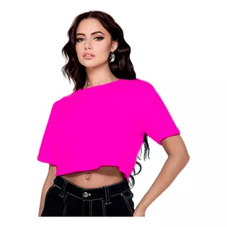 Crop Top Over Size Sexy Mujer Moda Casual