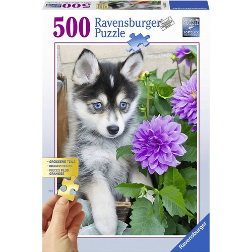 Rompecabezas Perro Husky 500 Piezas Xxl Ravensburger