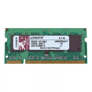 Memoria Ram Valueram  512mb 1 Kingston Kvr533d2s4/512