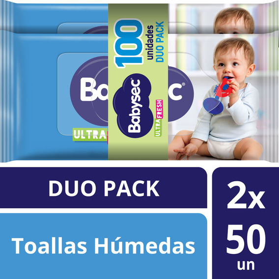 Toallitas Húmedas Babysec Ultra Pack 100 Un