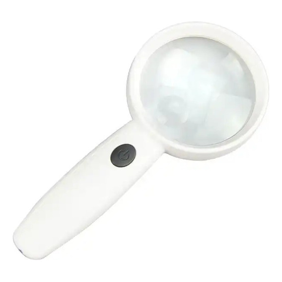  Lupa Doble Luz Led Recargable Lente Cristal 11x Linterna