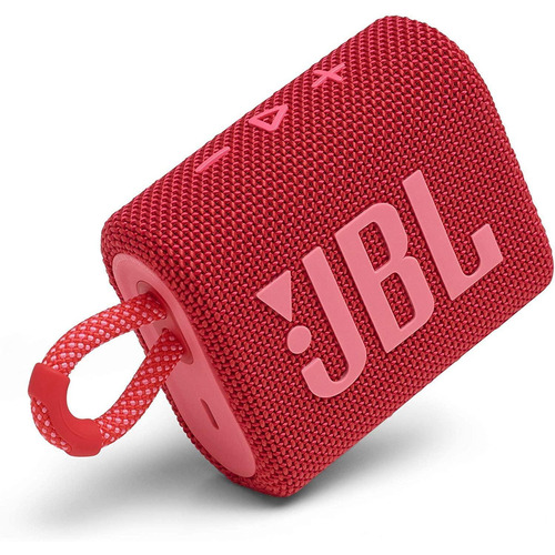 Bocina JBL Go 3 JBLGO3 portátil con bluetooth waterproof red 