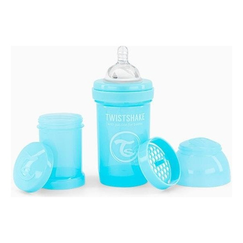 Mamadera Anticólico Twistshake  180ml Azul