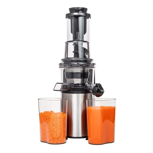 Juguera Eléctrica Turboblender Slow Juicer Tb-sj200p + Acces Color Plateado