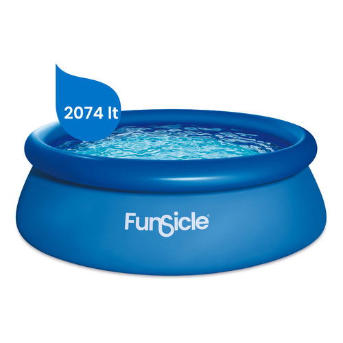 Pileta Inflable Redonda Funsicle Capacidad 2074 Lts Circular Color Azul