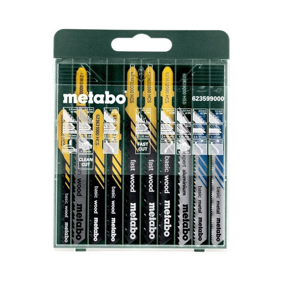 Set 10 Hojas De Sierra Para Caladora Metabo Eba