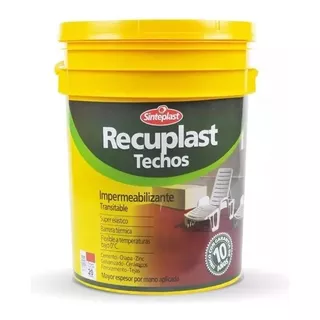 Recuplast Techos Rojo Teja  X 20l