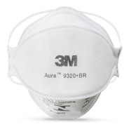 50 Máscaras Respirador 3m Pff2 Aura 9320 N95