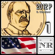 Estados Unidos - 1 Dolar - Año 2012 P - #525 - Cleveland 1°