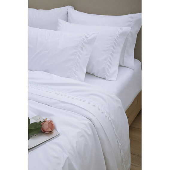 Juego Sabanas Queen Size 600 H Linea Super Soft Hotelera