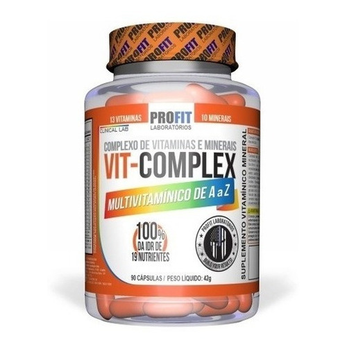 Vit-complex Profit Multivitaminico De A A Z  90 Caps