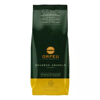 Café Torrado Em Grãos Bourbon Amarelo Orfeu Pacote 250g