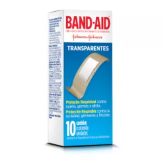 Curativo Transparente Band Aid 10 Unidades