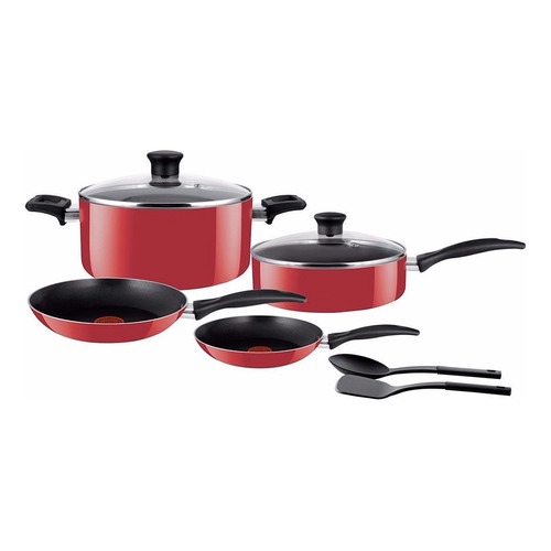 Batería De Cocina T-fal 8 Piezas Easy Care- B4885