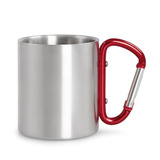 Taza Acero Inoxidable Con Mosquetón, Taza Camping 300ml=10oz