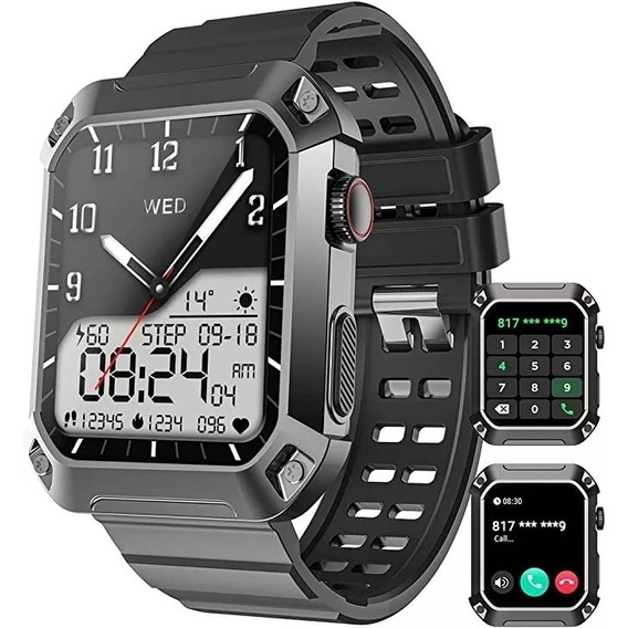 Reloj Inteligente Militar Para Hombre (responder/llamar)