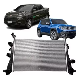 Radiador De Água Jeep Renegade Fiat Toro 2016 2017 2018 2019