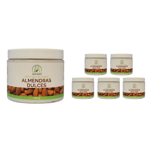  Crema Corporal De Almendras Dulces (400g) 6 Pack